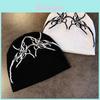 Style Hip Hop Skull Letter Knit Beanie For Men And Women Winter Warmth