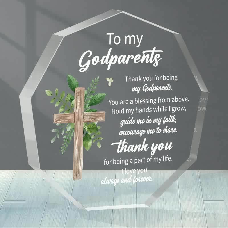 2D Flat Acrylic Cherished Godmother Decoration, Indoor and Outdoor Decoration - No Need for Batteries/electricity, Free Day Decoration, Shop