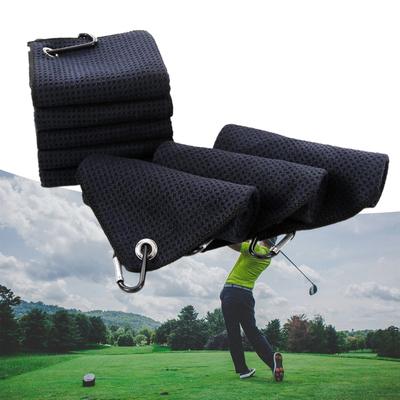 Ręcznik golfowy Ręcznik z mikrofibry na piłki golfowe z klipsem karabińczykowym Ręczniki golfowe do torby golfowej Pole golfowe Ćwiczenia Joga Kemping Siłownia