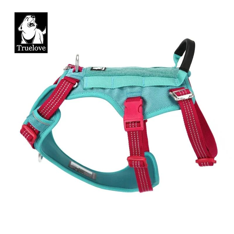 

Truelove Escape Proof Pet Harness No Pull Reflective Adjustable Soft Padded Pet Vest Service Dog Harness Handle Climbing TLH7011 M