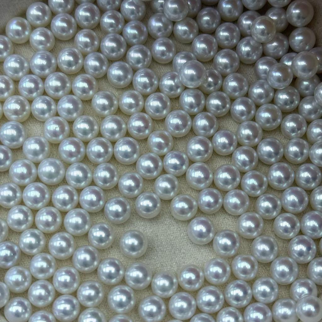 1Pc AAAAA Grade Perfect Round Natural Freshwater Pearl 10-11mm White Pre-Drilled Loose Pearl for DIY Pendant Jewelry Making