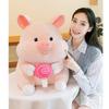Adorable Plush Pig Doll Soft Stuffed Animal Creative Lollipop Pig Toy Gift Idea