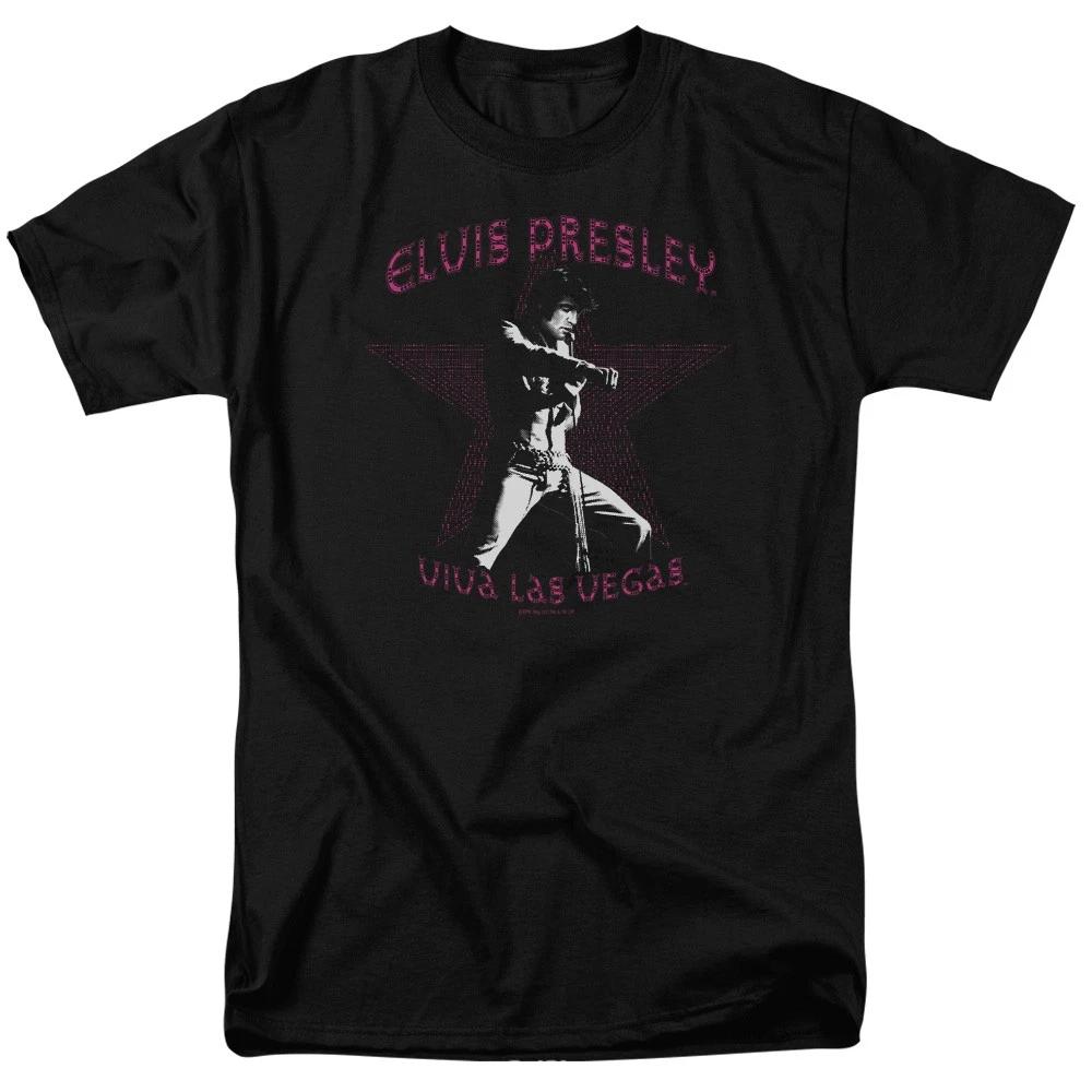 Elvis Presley - Viva Las Vegas Star - Unisex Short Sleeve Children s T-shirt - Black 150
