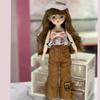 Thick Hair 30cm Bjd Doll Korean Makeup Look 1/6 BJD Doll Mini Girl Toy  Girls Gifts