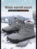 Unisex Waterproof Non-Slip Winter Hiking Boots with Plush Lining