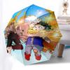 1pc My Hero Academia: Izuku Midoriya & Katsuki Bakugo Outdoor Umbrella - Automatic Opening/Closing, Portable 3-Fold Design with Iron Frame - Perfect G