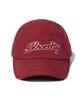 1993STUDIO Sincerity Natural Twill Camp Cap_Dark Red