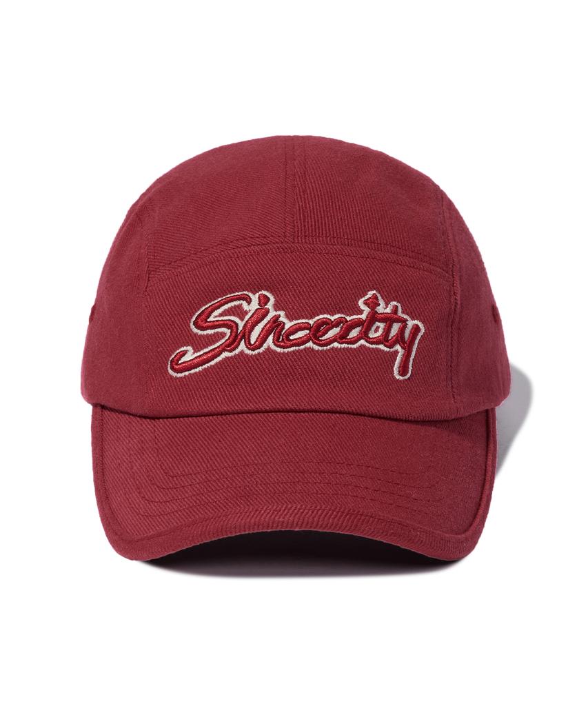 1993STUDIO Sincerity Natural Twill Camp Cap_Dark Red