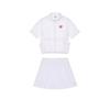 Zip Up Two Piece White FallIng In Golf