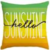 Summer Sunflower Pillow Case Linen Print Sun Flower Home Sofa Pillow Plant Flower Pillow