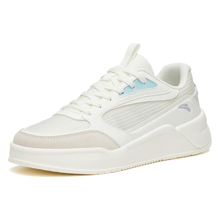 Anta Gel Elastic Wear Resistant Lightweight Non Slip Low Top Sneakers Women Sneakers White 922328033-3