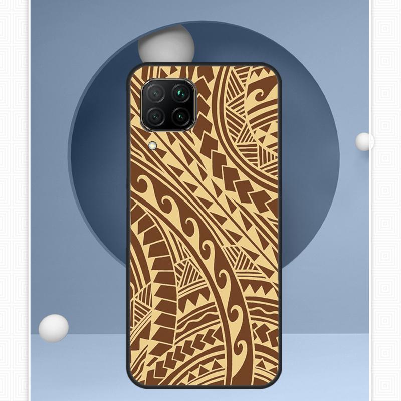 Maori Tribal Samoan Polynesian For Huawei Nova Y72 Y90 Y61 Y91 Y60 Y70 12s 12i 11i 8i 9 10 SE P20 P40 Lite P60 P30 Pro Case