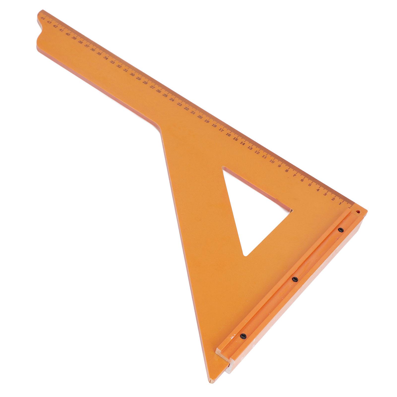 

Woodworking Triangle Ruler High Accuracy Double Sided Laser Scale 90 degrees Right Angle Triangle Square