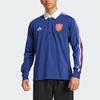 Adidas Ffr Culture Jsy Fashion Soft Pullover Long Sleeve Rugby Shirt Men Tops Dark-Blue JP0364