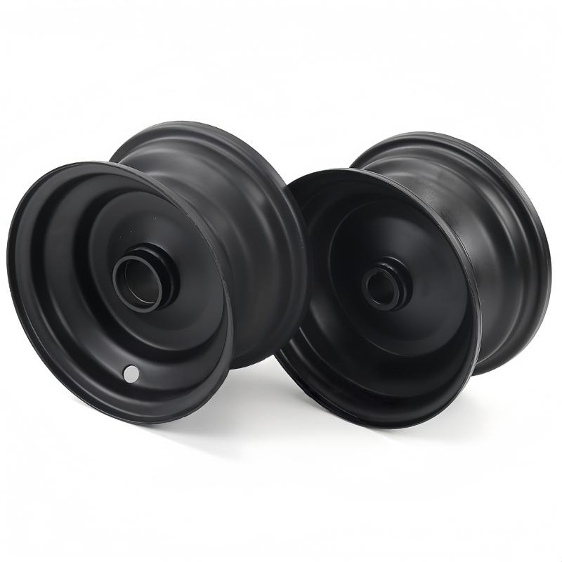 Front/Rear 6in Iron Wheel Hubs Off Road Vehicle Accessories Vibration Reduction Easy Assembly Long Lasting
