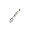 1Pcs Stainless Steel Grill Tong Wooden Handle Bread Salad Serving Clip Durable Cooking Clamp