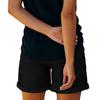 Jean Shorts for Women High Rise Roll Up Hem Straight Leg Distressed Denim Shorts Elastic Waist Drawstring Summer Ripped Hot Shorts with Pockets