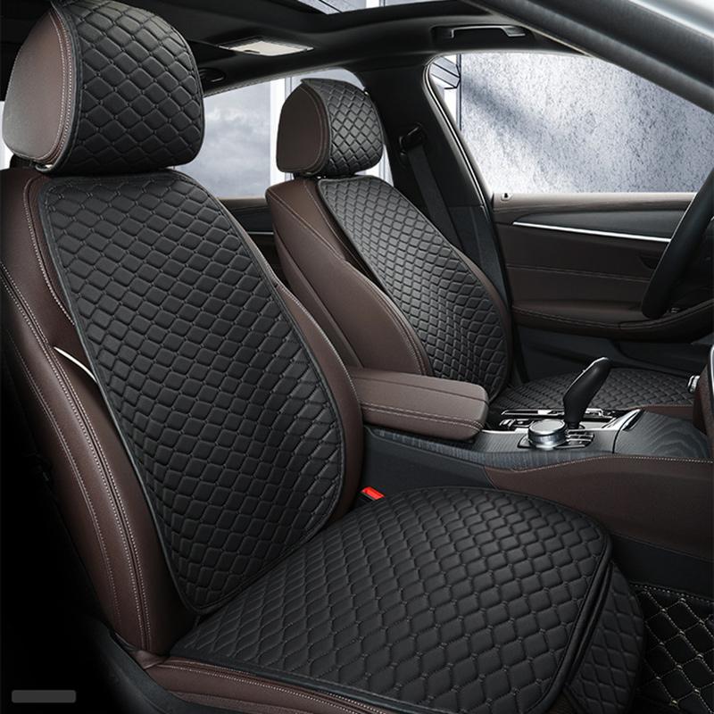 Car Seat Covers Pu Leather Seat Cover Sets Automobiles Universal Auto Interior Cushion Accessories Four Season Protect Set Mats