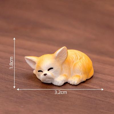 New Cute Cartoon Puppy Statue Resin Car Ornament Miniature Dog Figurines Home Decorations DIY Crafts Mini Animals Figurine