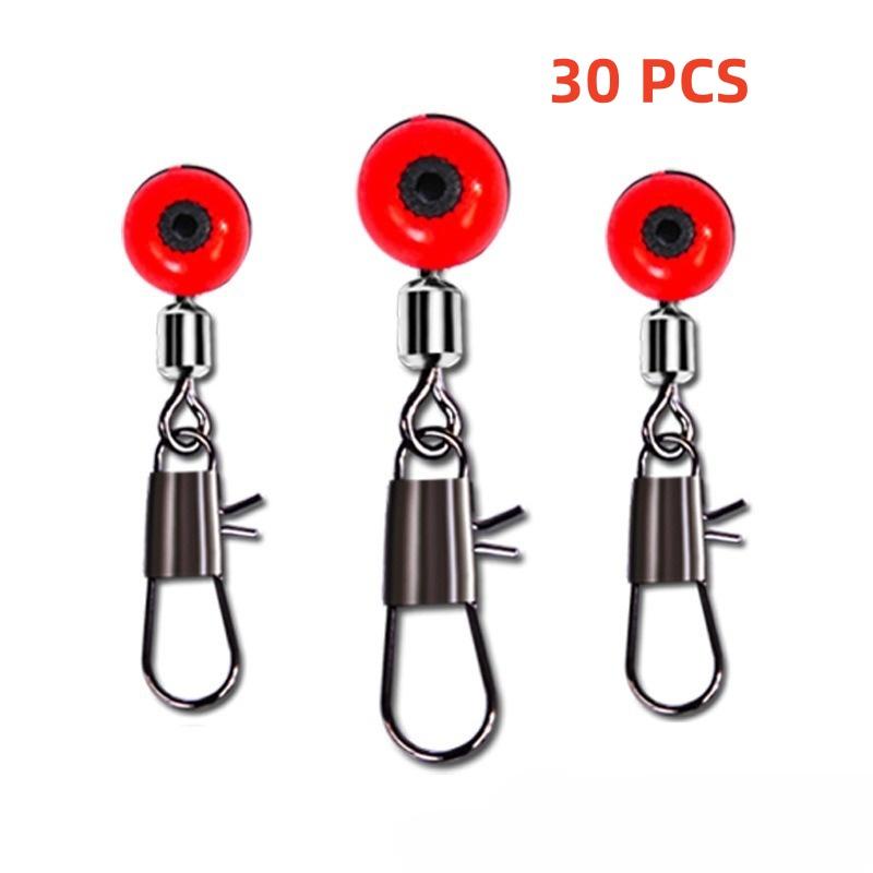 20/30pc Sea Fishing Tackle Kit Connector Swivels Float Bobber Stops Space Beans Rolling Bearing Snaps for Hook Lures Accessories