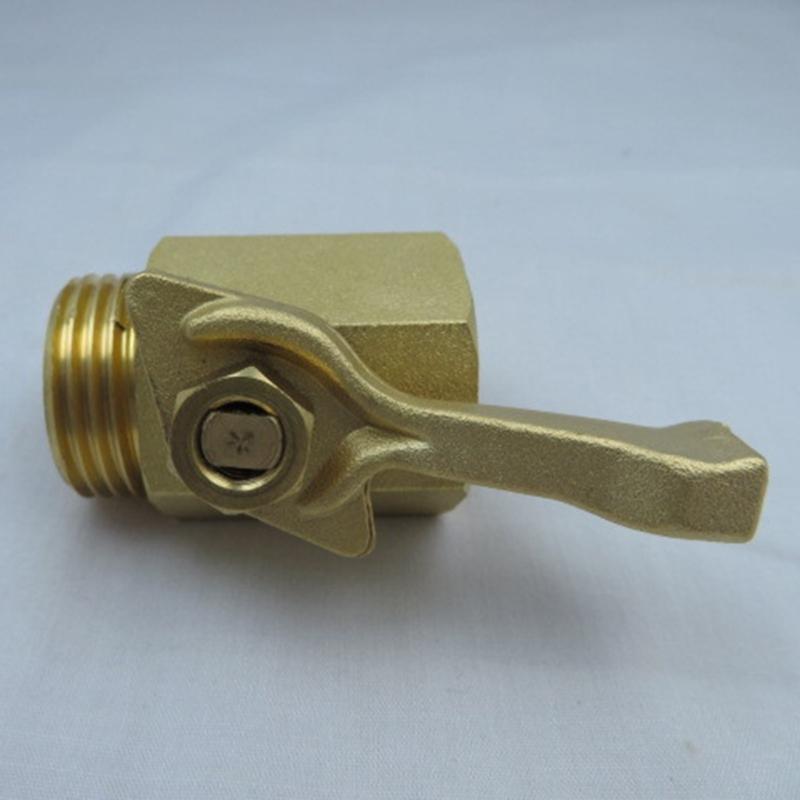 Portable Sturdy Brass 3/4Inch Hose Shutoff Valves Convenient for Outdoor Faucets and Sprinkler Systems Daily Use
