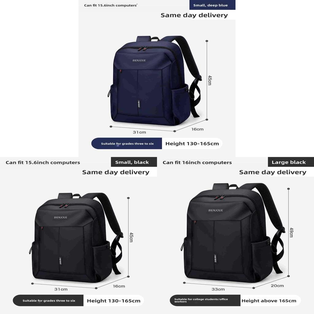 Oxford Cloth Mens College Backpack With Large Capacity For Travel And School Use