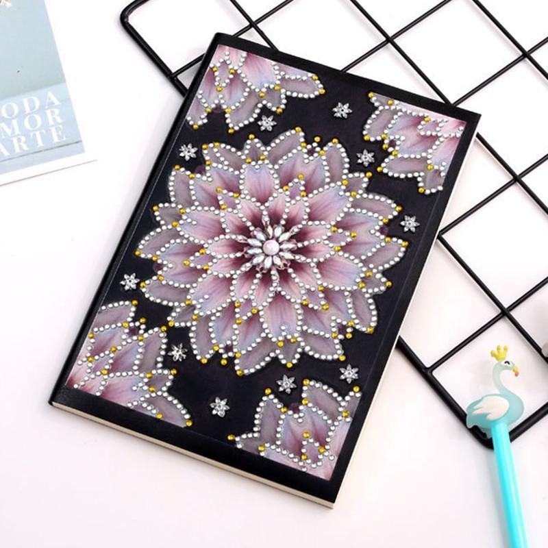 Handmade DIY Xian Porcelain Diamond Painting Notebook: Creative Educational Toy & Gift for Elementary Students, Teachers, and Kids with Stickers