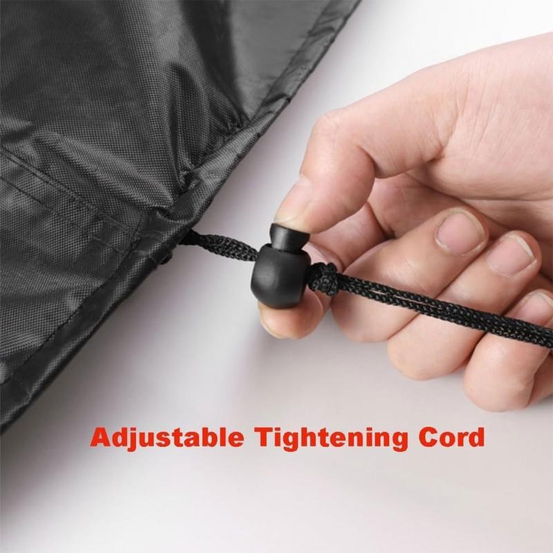 Hose Reel Cart Cover Black Waterproof Standing Water Hose Reel Protective Cover Furniture Replacement for Outdoor