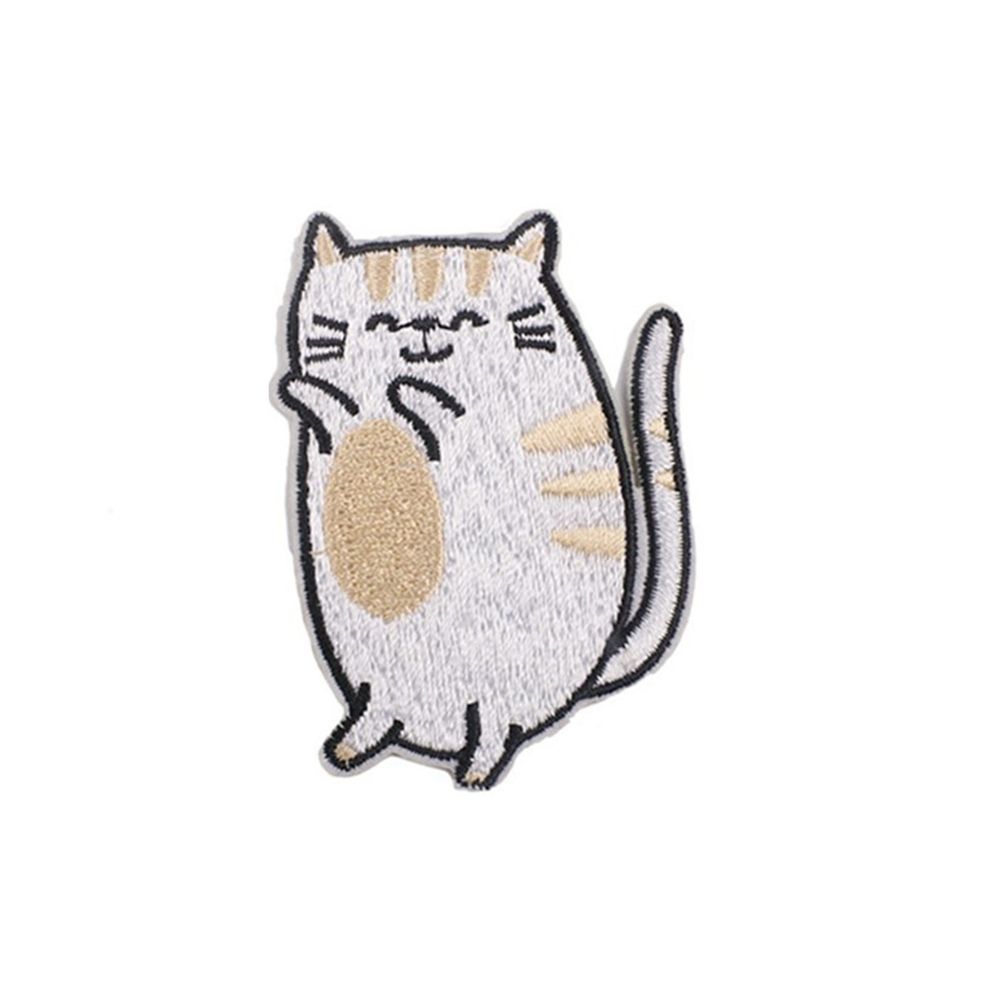 Kitty Repair Sewing Jeans Jacket Embroidered Cloth Sticker Appliques Sewing Fabric Badges Patches