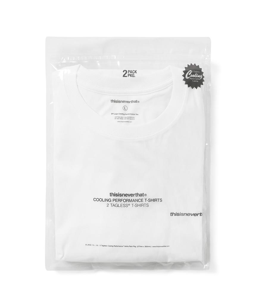 THISISNEVERTHAT Sp-Logo Cooling Performance Tee White/Black