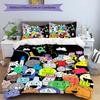 3pcs Inanimate Insanity Pattern Bedding Set Duvet Cover Set Includes Duvet Cover &pillowcases, Perfect All Season Bedroom Decoration & Gift