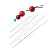 10 Pieces Beading Needles Metal DIY Craft Foldable Tools Jewellery Thread Sewing Accessory for Household Professional
