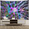 Colorful Moon Forest Tapestry Wall Hanging Abstract Witchcraft Mysterious Night Scene Bedroom Living Room Simple Home Decor