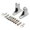 Motorcycle Rear Passenger FootPegs Footboard Mounts For Harley Touring Road King Electra Glide 1993-2025