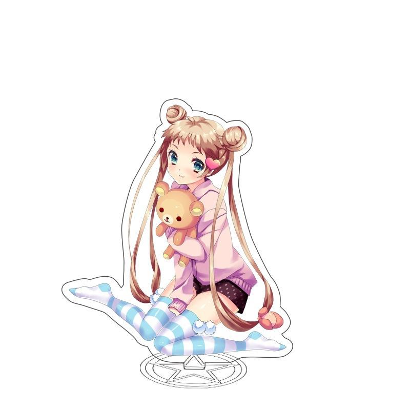 15cm Anime Take On Me Takanashi Rikka Acrylic Stand Action Figure Toy Figures Desktop Home Decoration