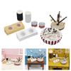1/12 Doll House Miniature Cats Bed Set with Feeder Bowls for Enhanced Realistic Toy Collection Kids Pretend Play Activity