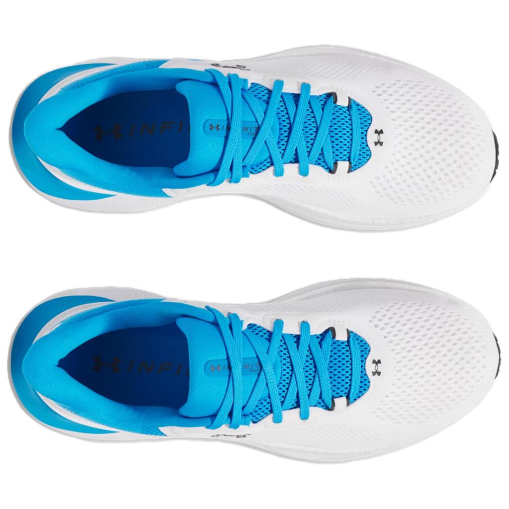 Under Armour Infinite Pro 2 Cushioning Breathable Support Rebound Low top Running Shoes Men's White Blue 3028168-102