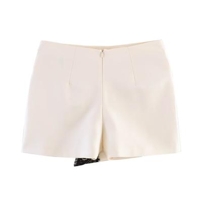 Stile europeo e americano, nuovi abiti da donna, stile straniero, alla moda e alla moda pantaloni culotte in pizzo a doppio petto 1165046