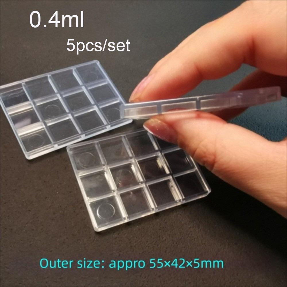 5/20/50pcs Mini Size Pigment Box Plastic Paint Pans Watercolor Pans  DIY Watercolor Oil Painting