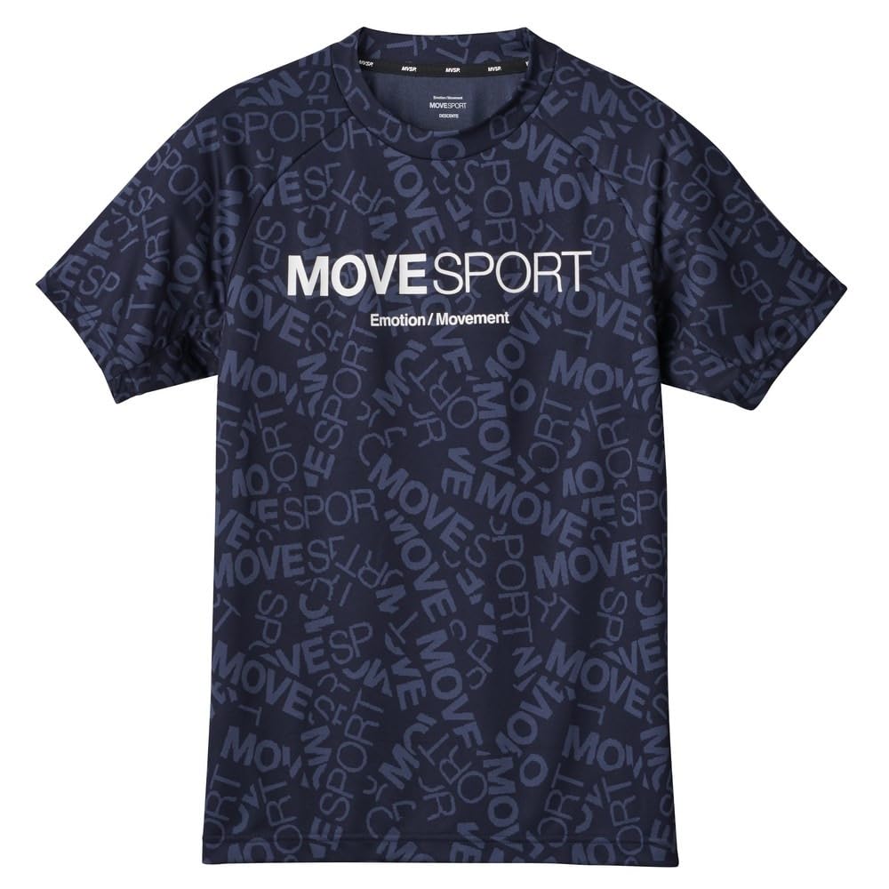 

DESCENTE Jacquard Graphic Short Sleeve Medium Shirt, NV,