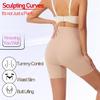High-Waisted Tummy Control Seamless Pants with Anti-Slip Waistband & Steel Boning - Plus Size Body Shaping & Leg Slimming for Women