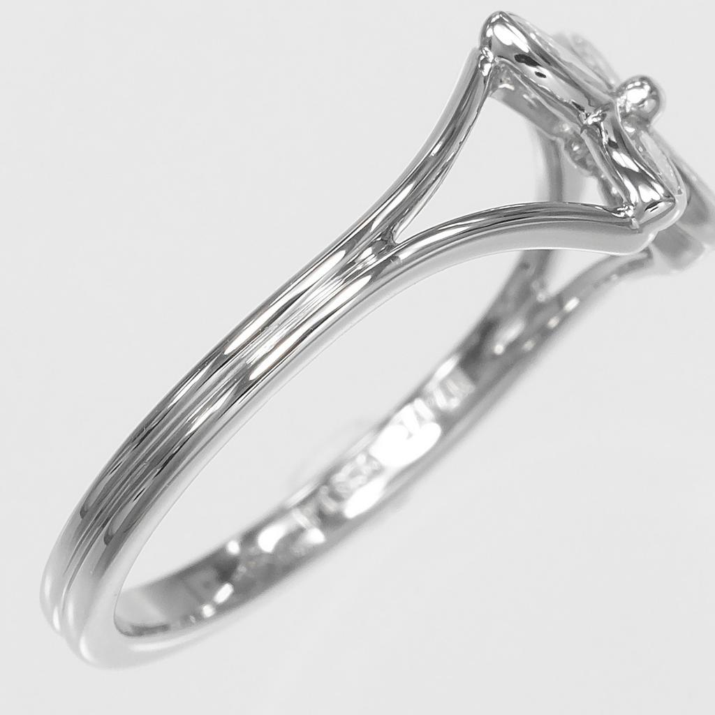 TIFFANY&Co. Victoria Ring Pt950Platinum/diamond #4.9(US Size) 2.78g Women Used