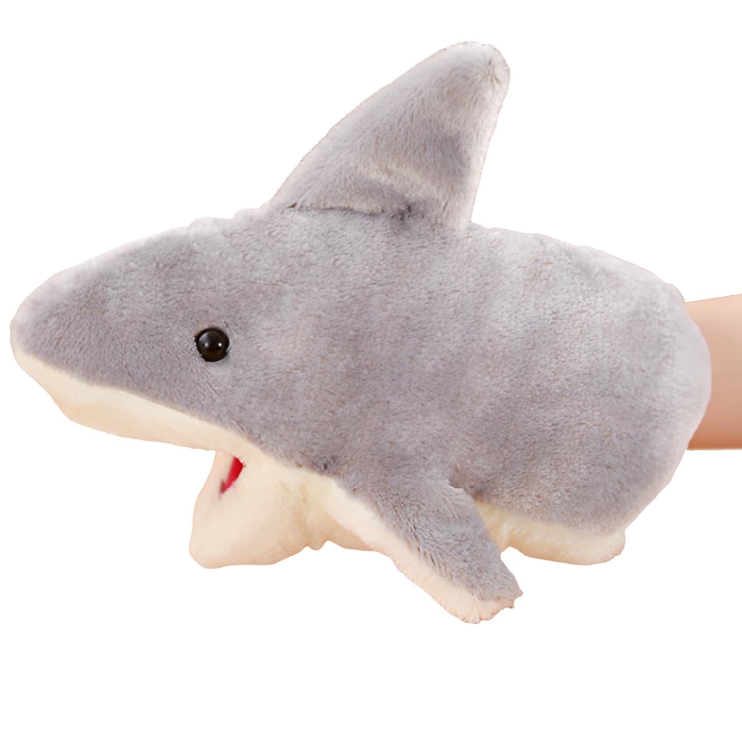 

fogman Shark Plush Toy, Ages 6+, Glove Type Puppet with Moving Mouth, for Theater and Puppet Shows