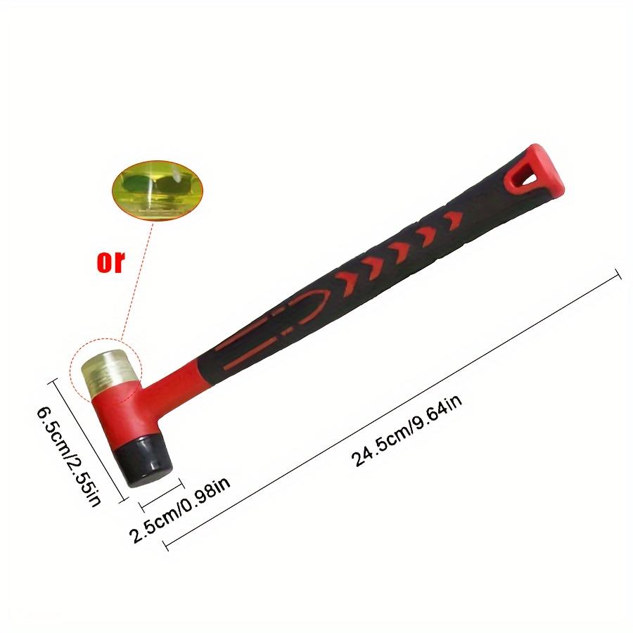 1pc Rubber Hammer, Multifunctional Plastic Hammer, Installation Hammer, Jewelry Trimming And Tile Decoration Function Hammer