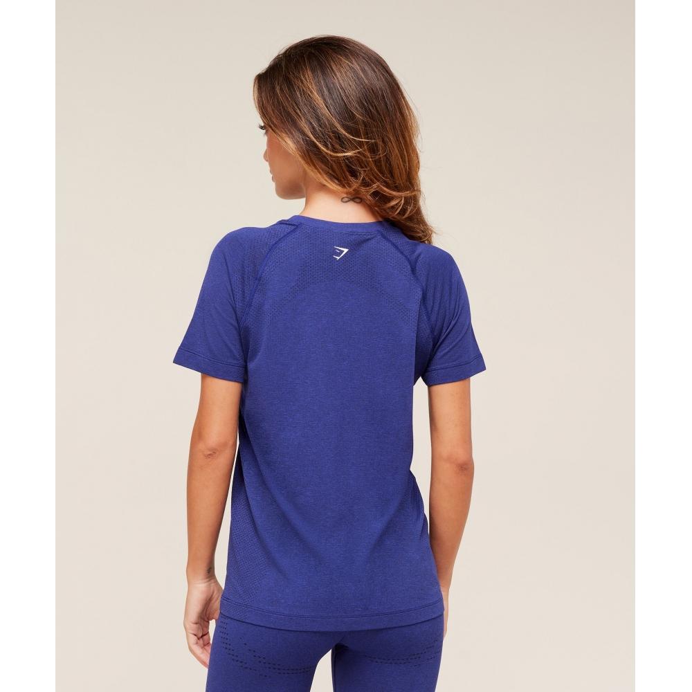 Gymshark ViTal LighT T shirT cobalT Purple Marl B2a4i Pbqg