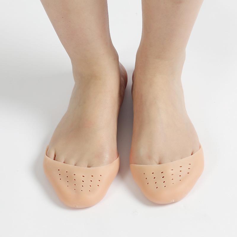 Women's Non-Slip Silicone Ballet Toe Pads - Half Size Forefoot Protectors