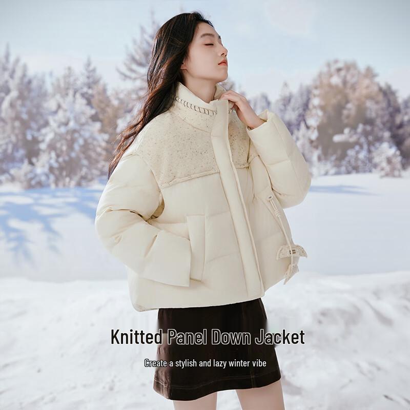 Xiangying Women's Stand Collar Down Jacket