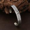Vintage Stainless Steel Men's Handmade Nordic Rune With Viking Thor's Hammer Bracelet Fashion Amulet Jewelry Gifts