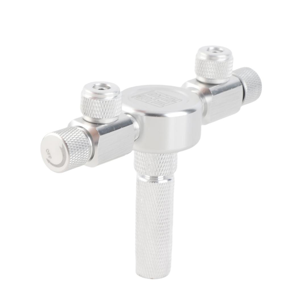 Akvarijní nádrž CO2 Rozdělovač Regulátor Distributor Jehlový Jemně Nastavovací Ventil pro CO2 Regulátor