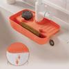 Water Collecting Pad Silicone Sink Drain Rack Splash Proof Kitchen Sink Shelf Organizer
